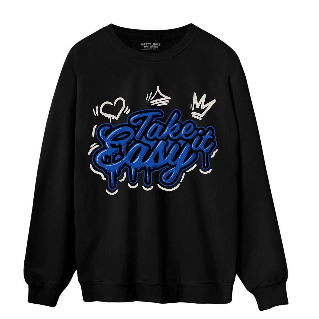 Air Max 1 86 Royal Sweatshirt Match Take It Easy - NastyJamz