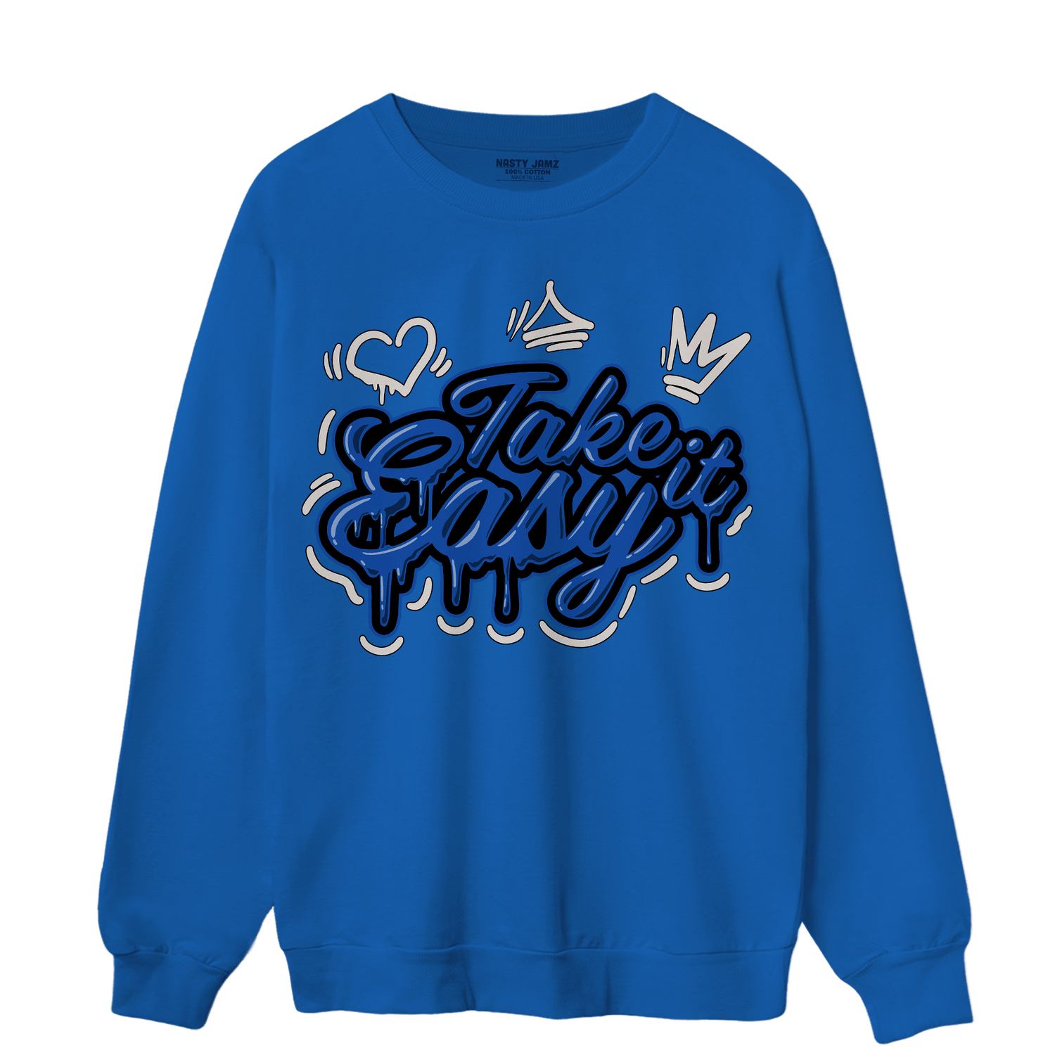 Air Max 1 86 Royal Sweatshirt Match Take It Easy - NastyJamz