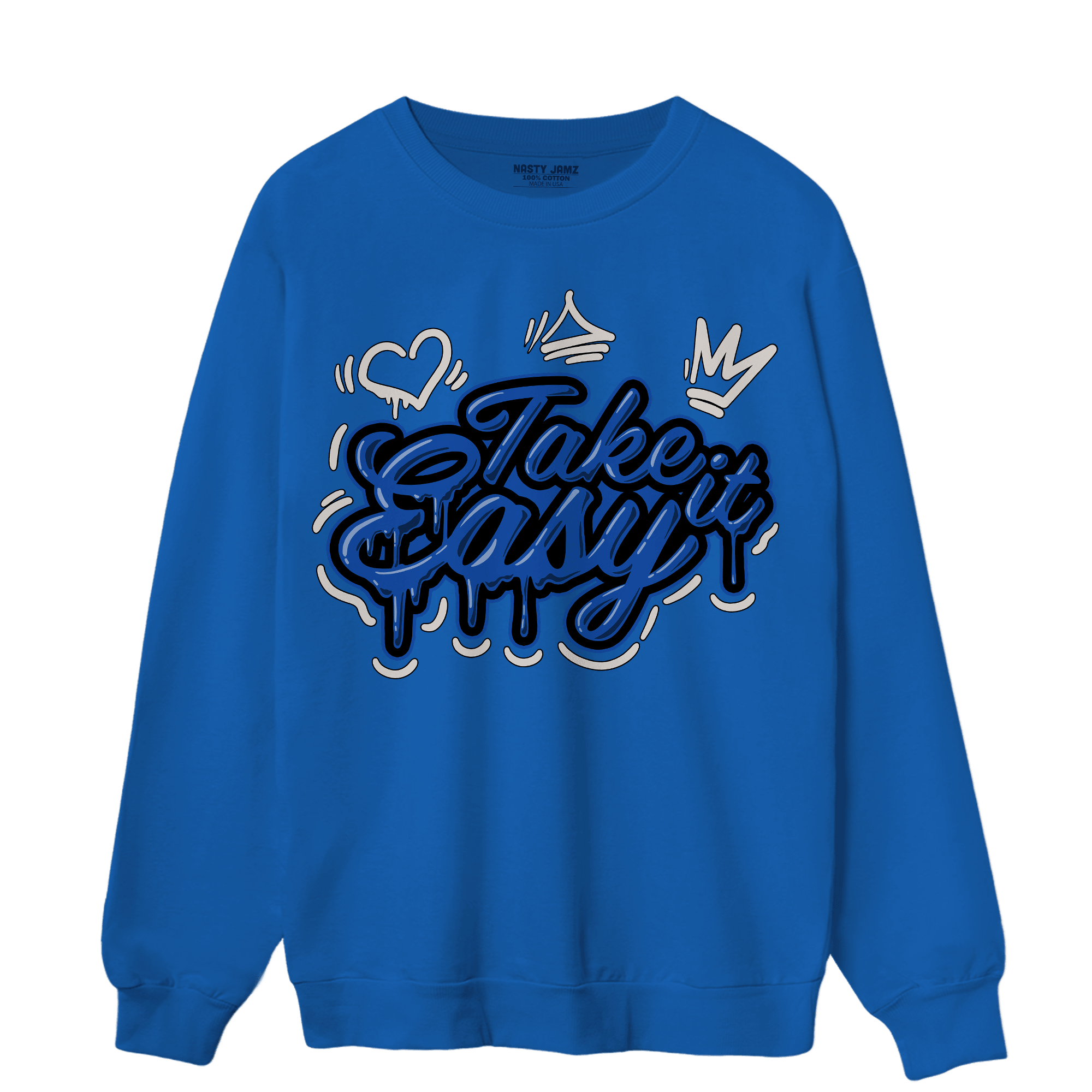 Air Max 1 86 Royal Sweatshirt Match Take It Easy - NastyJamz