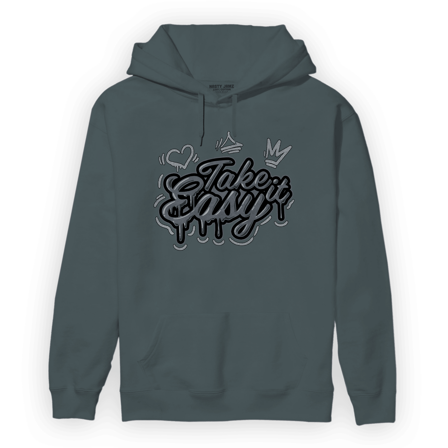 Air Max 90 Iron Grey Hoodie Match Take It Easy - NastyJamz