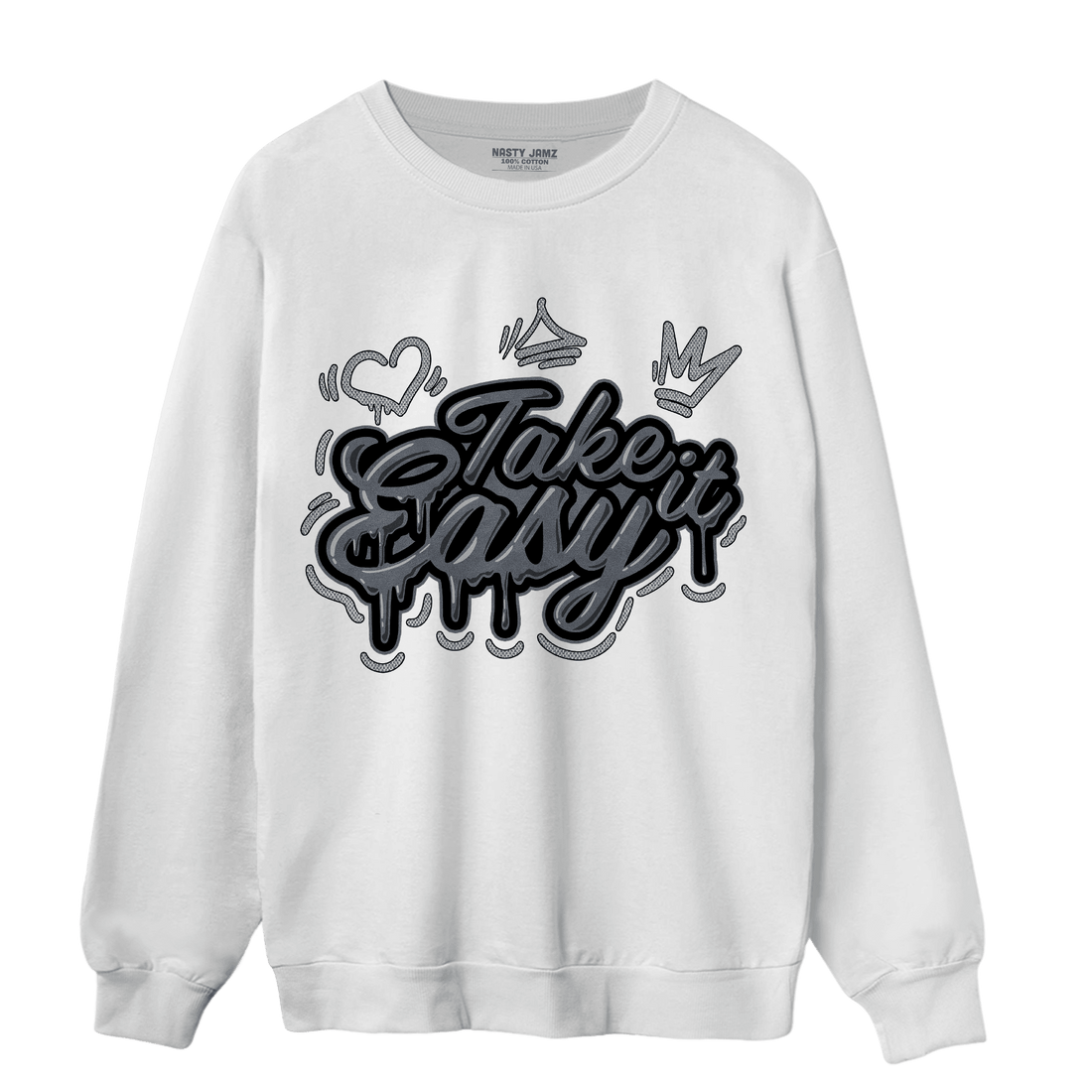 Air Max 90 Iron Grey Sweatshirt Match Take It Easy - NastyJamz