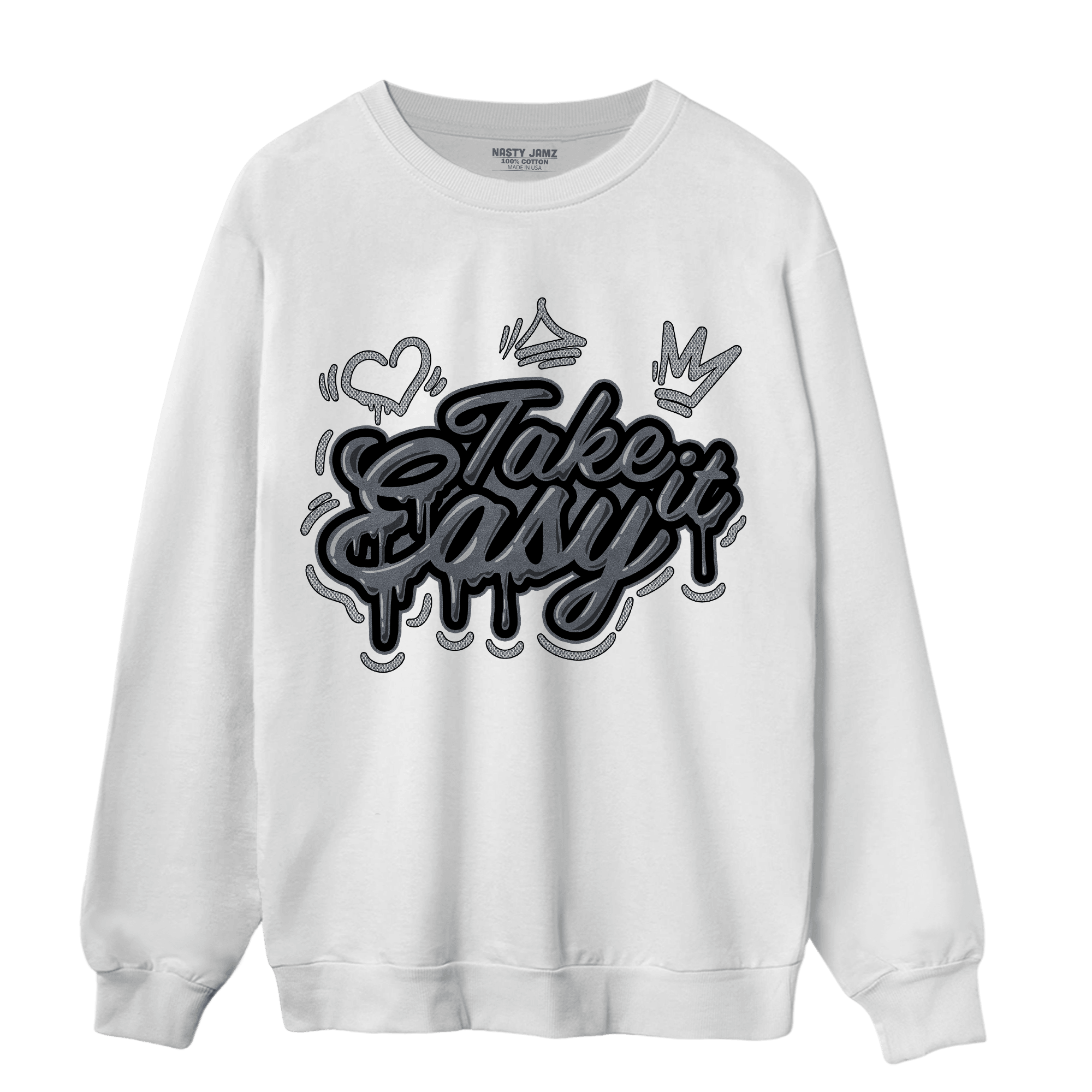 Air Max 90 Iron Grey Sweatshirt Match Take It Easy - NastyJamz