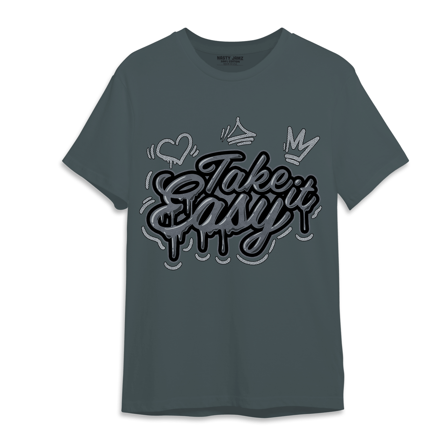 Air Max 90 Iron Grey T Shirt Match Take It Easy - NastyJamz