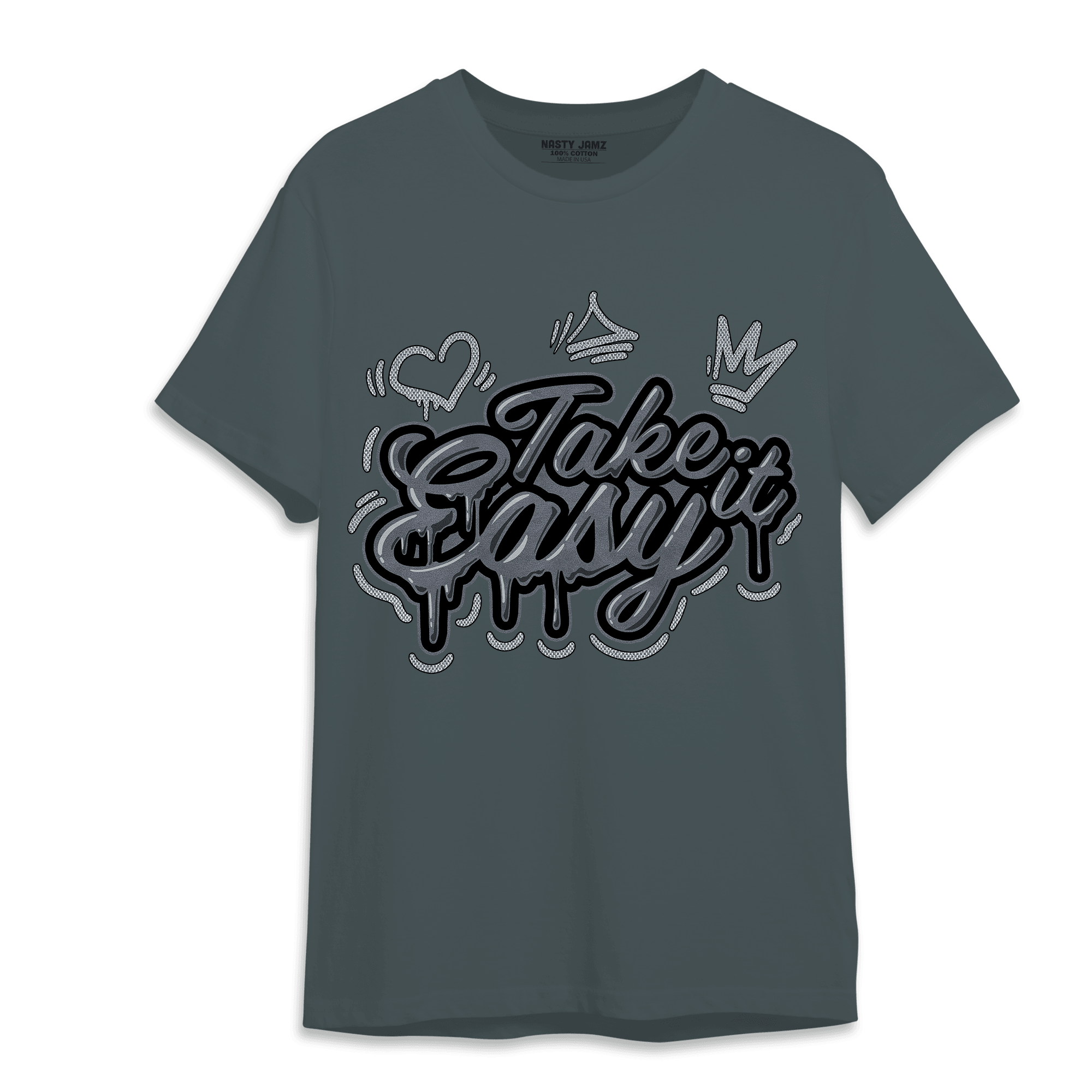 Air Max 90 Iron Grey T Shirt Match Take It Easy - NastyJamz