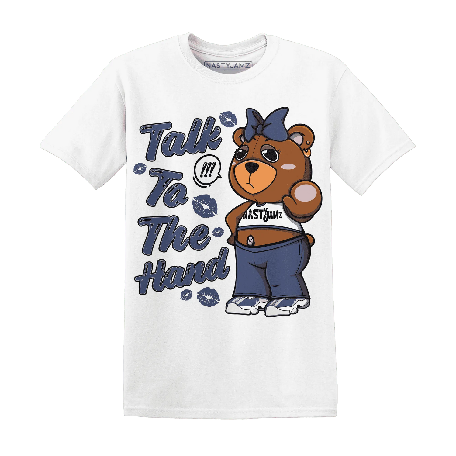 Low-Diffused-Blue-11s-T-Shirt-Match-Talk-To-The-Hand-BERNIE