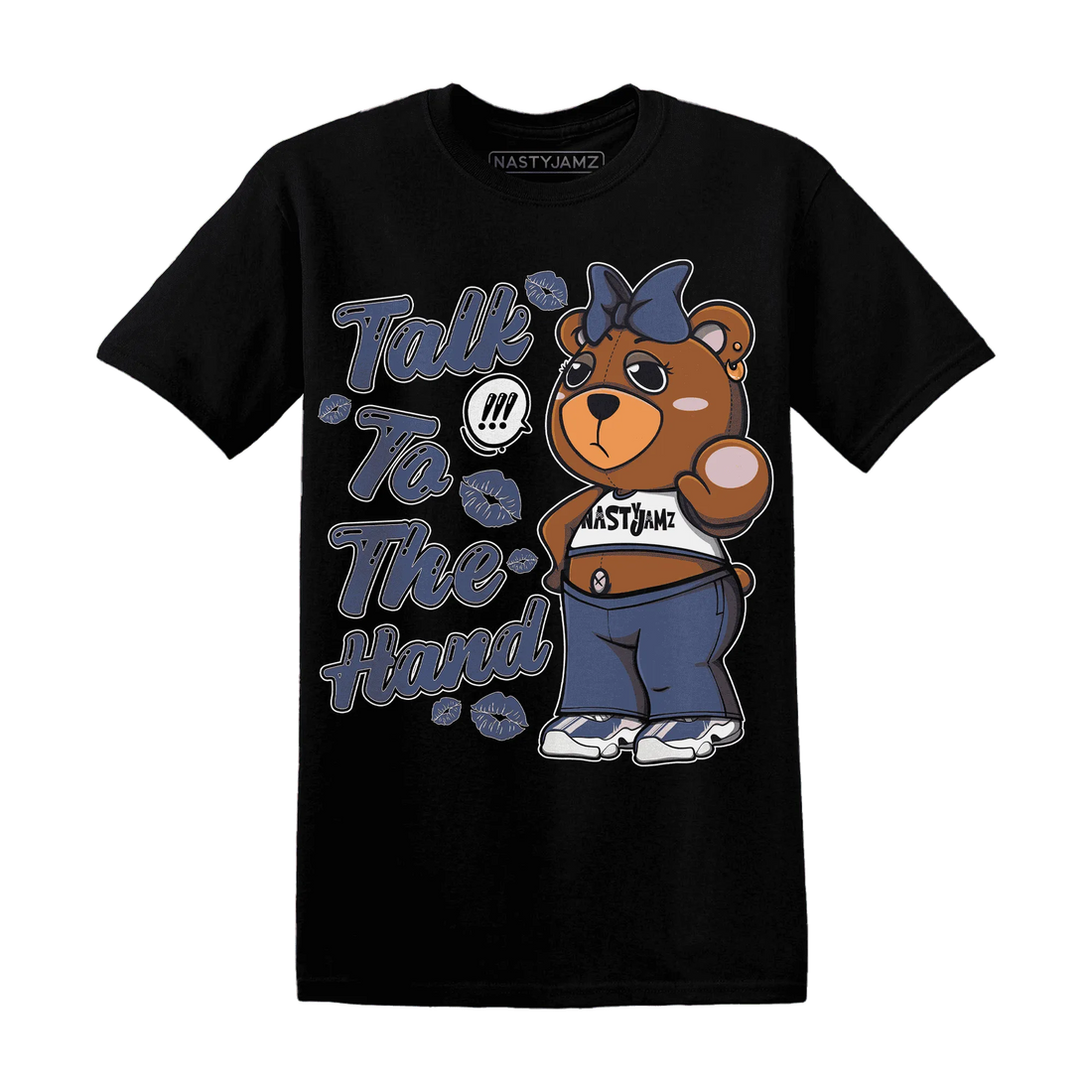Low-Diffused-Blue-11s-T-Shirt-Match-Talk-To-The-Hand-BERNIE