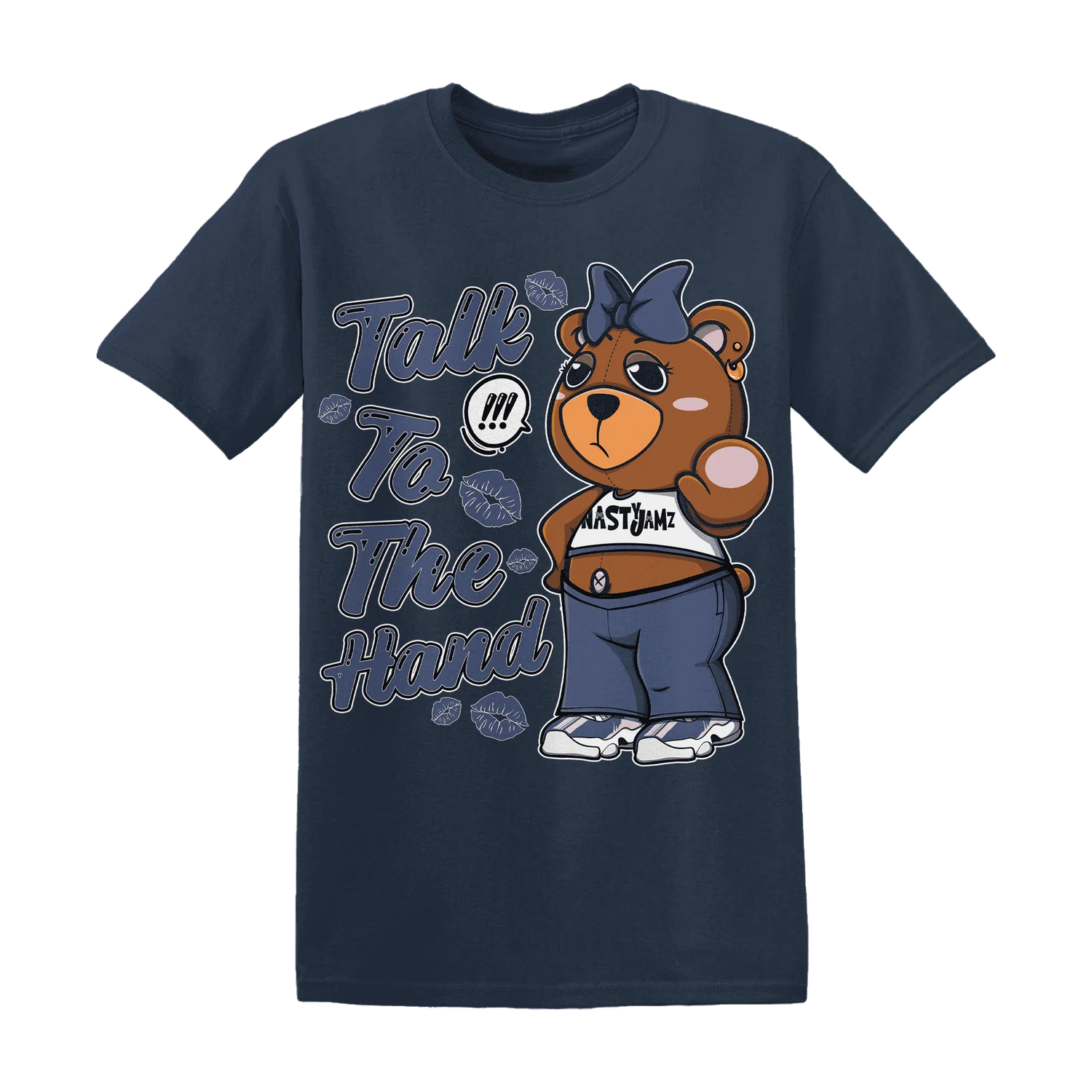 Low-Diffused-Blue-11s-T-Shirt-Match-Talk-To-The-Hand-BERNIE