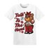 Retro-Red-Taxi-12s-T-Shirt-Match-Talk-To-The-Hand-BERNIE