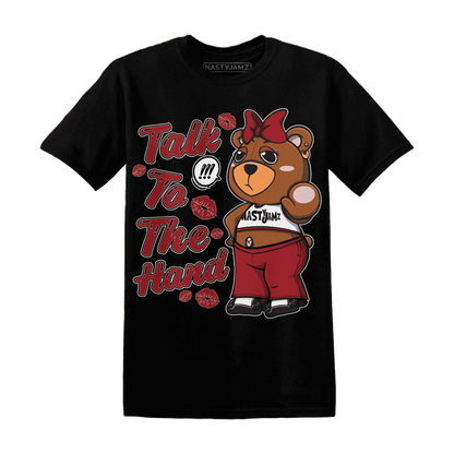 Retro-Red-Taxi-12s-T-Shirt-Match-Talk-To-The-Hand-BERNIE