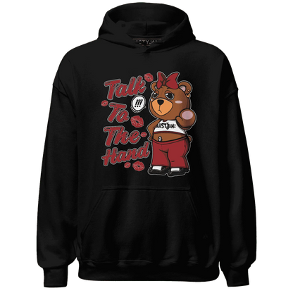 Retro-Red-Taxi-12s-Hoodie-Match-Talk-To-The-Hand-BERNIE