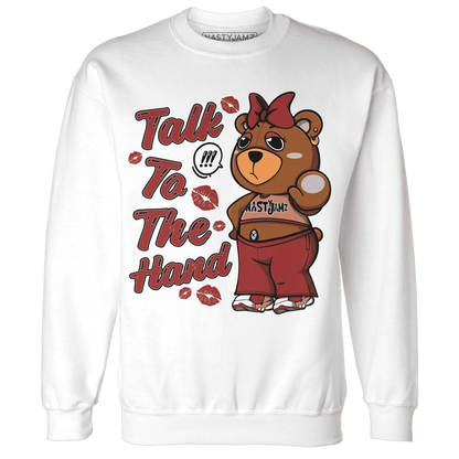 Dune-Red-13s-Sweatshirt-Match-Talk-To-The-Hand-BERNIE