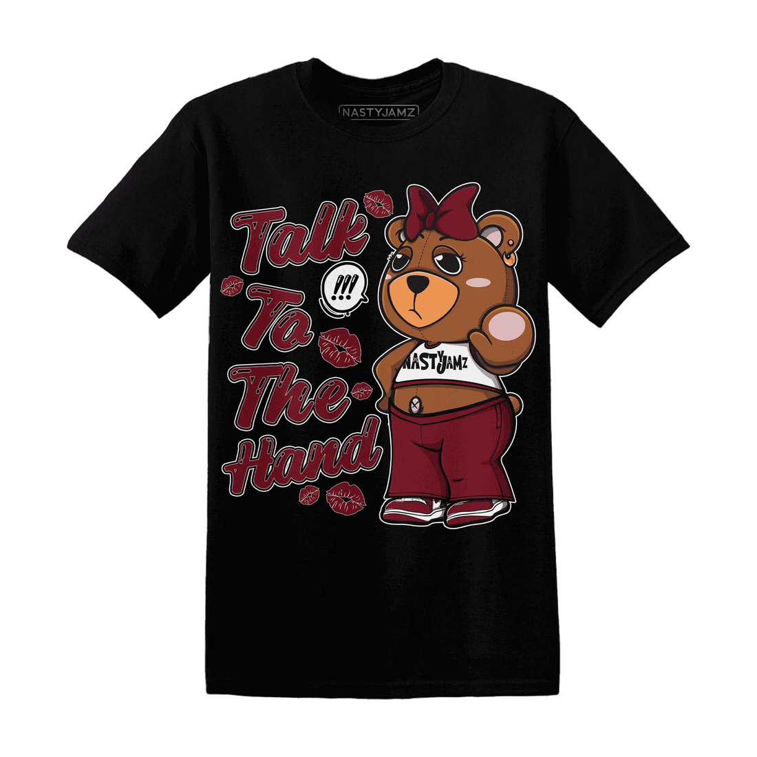 High-White-Team-Red-1s-T-Shirt-Match-Talk-To-The-Hand-BERNIE