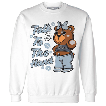 Mid-Diffused-Blue-Grey-1s-Sweatshirt-Match-Talk-To-The-Hand-BERNIE
