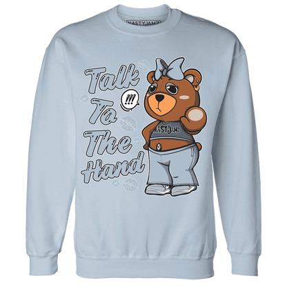 Mid-Diffused-Blue-Grey-1s-Sweatshirt-Match-Talk-To-The-Hand-BERNIE