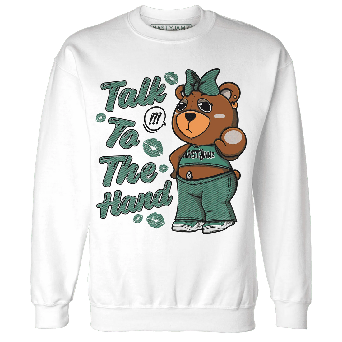 Nina-CN-Abney-3s-Sweatshirt-Match-Talk-To-The-Hand-BERNIE
