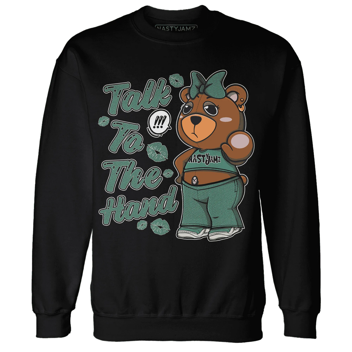 Nina-CN-Abney-3s-Sweatshirt-Match-Talk-To-The-Hand-BERNIE