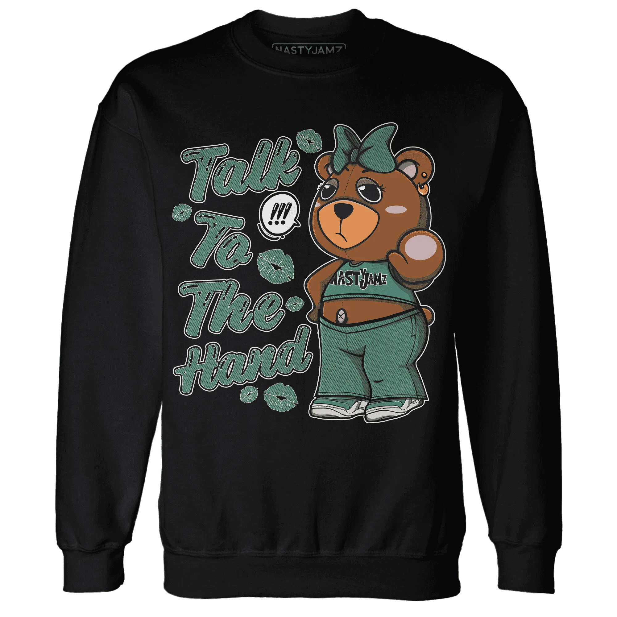 Nina-CN-Abney-3s-Sweatshirt-Match-Talk-To-The-Hand-BERNIE