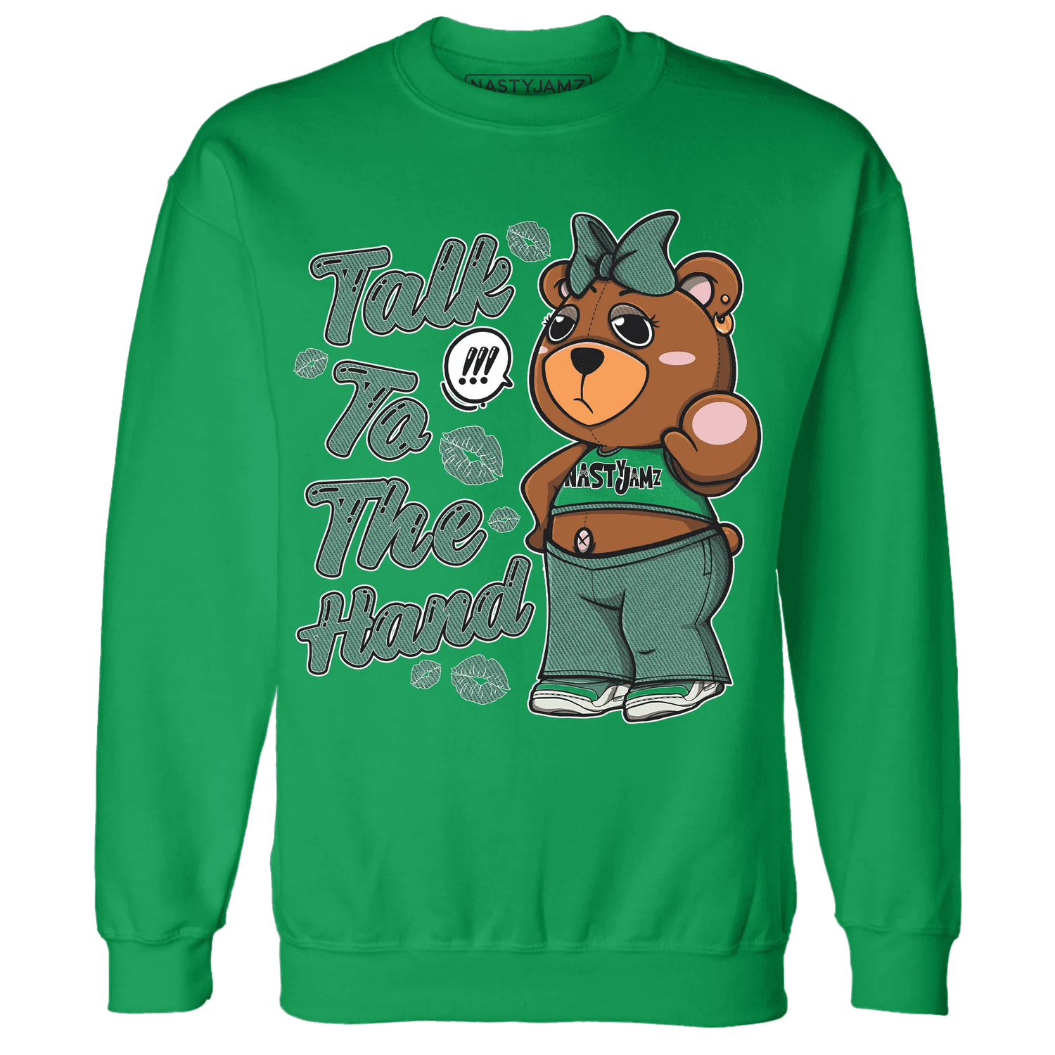 Nina-CN-Abney-3s-Sweatshirt-Match-Talk-To-The-Hand-BERNIE