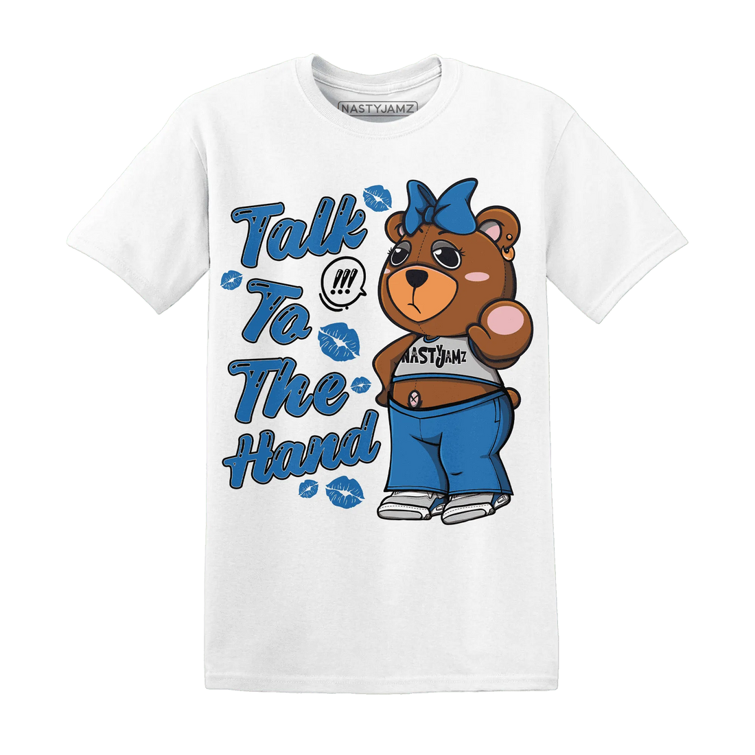 Industrial-Blue-4s-T-Shirt-Match-Talk-To-The-Hand-BERNIE