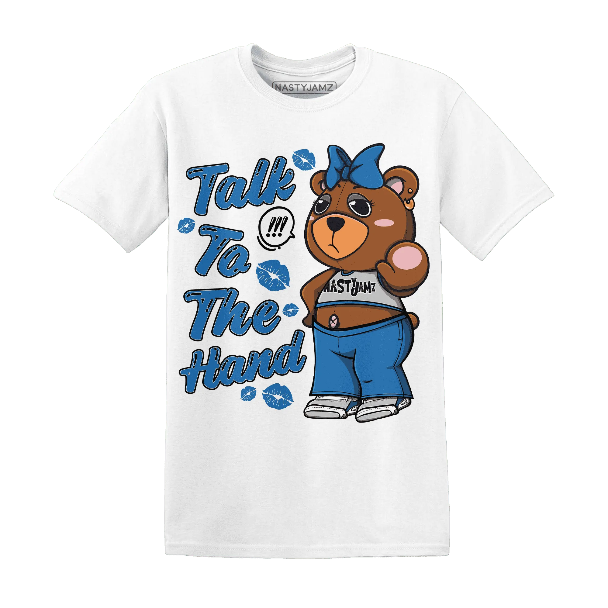 Industrial-Blue-4s-T-Shirt-Match-Talk-To-The-Hand-BERNIE