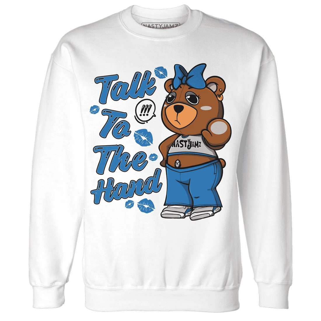 Industrial-Blue-4s-Sweatshirt-Match-Talk-To-The-Hand-BERNIE