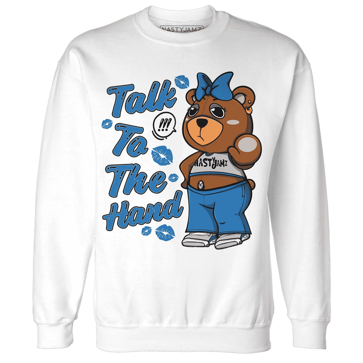 Industrial-Blue-4s-Sweatshirt-Match-Talk-To-The-Hand-BERNIE