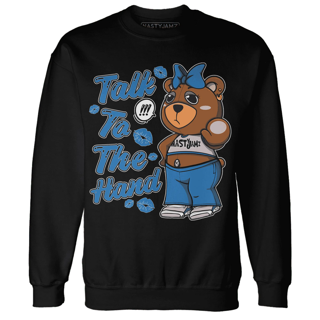 Industrial-Blue-4s-Sweatshirt-Match-Talk-To-The-Hand-BERNIE