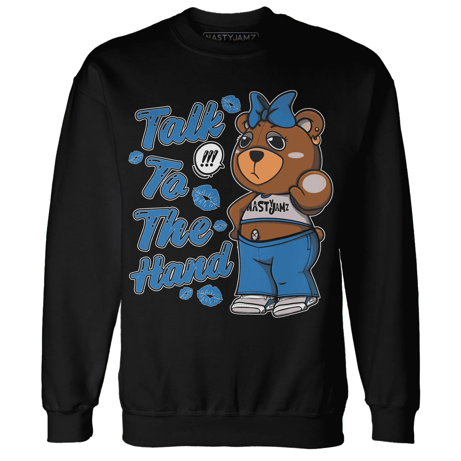 Industrial-Blue-4s-Sweatshirt-Match-Talk-To-The-Hand-BERNIE