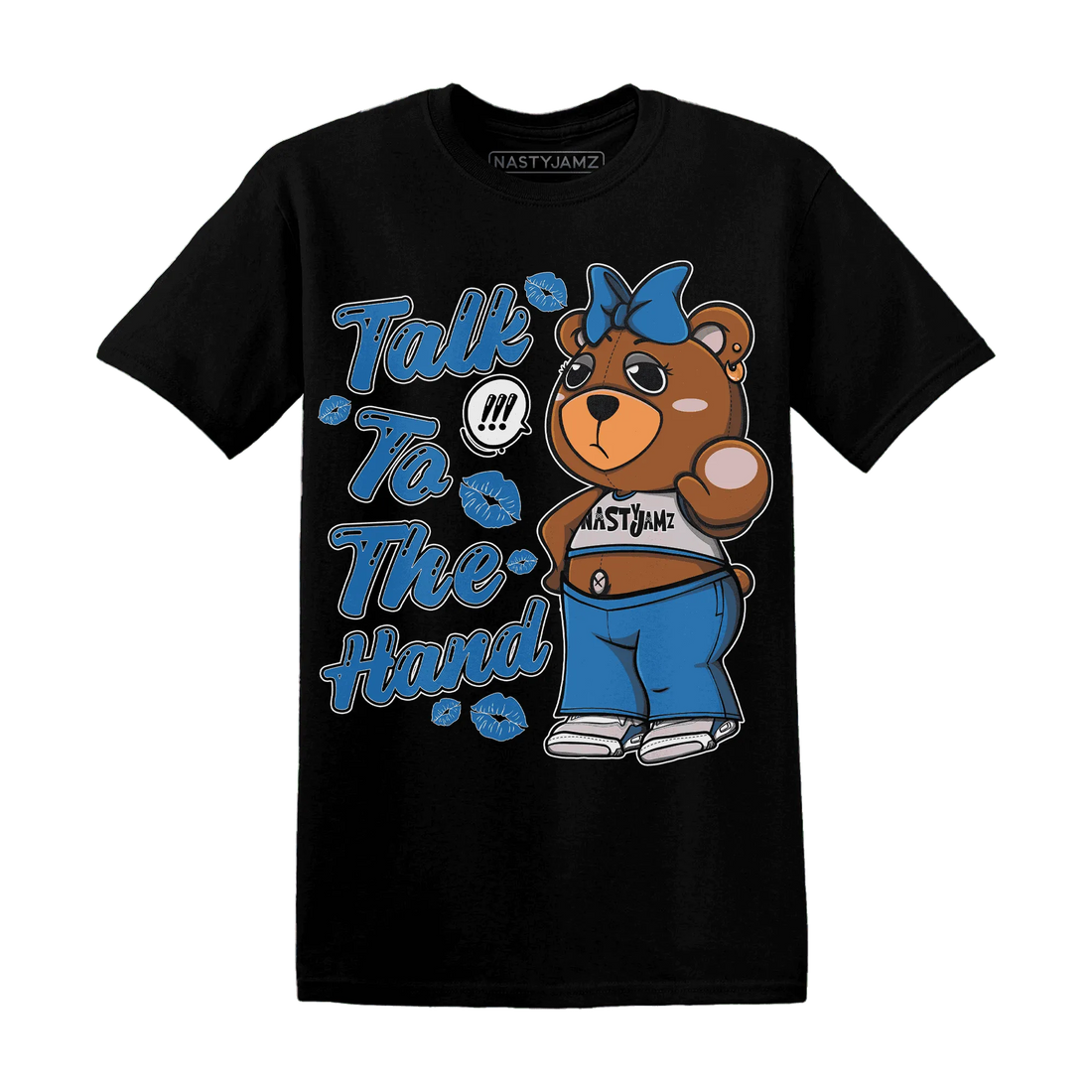 Industrial-Blue-4s-T-Shirt-Match-Talk-To-The-Hand-BERNIE