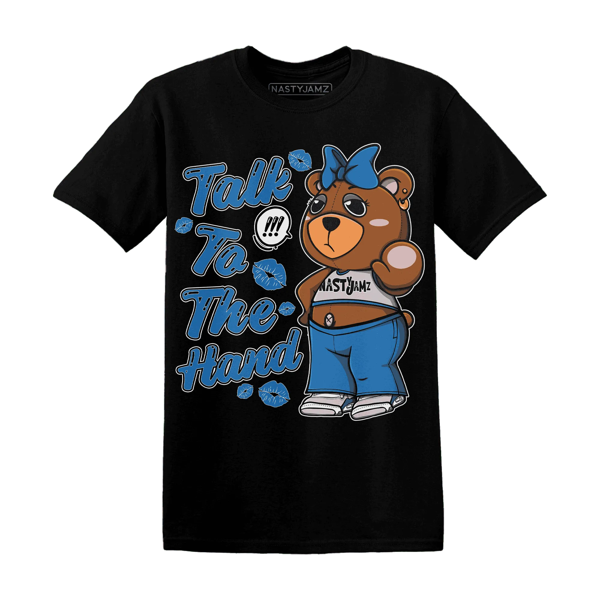 Industrial-Blue-4s-T-Shirt-Match-Talk-To-The-Hand-BERNIE
