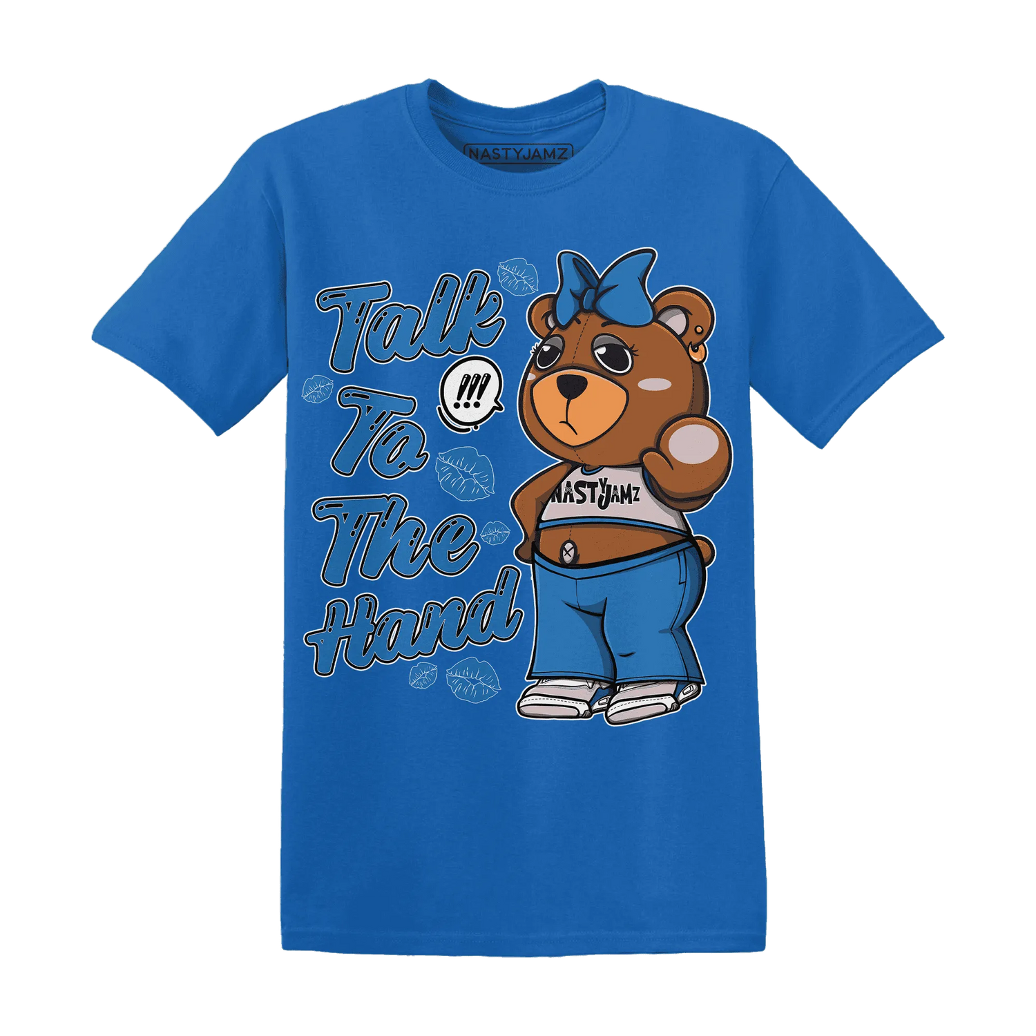 Industrial-Blue-4s-T-Shirt-Match-Talk-To-The-Hand-BERNIE