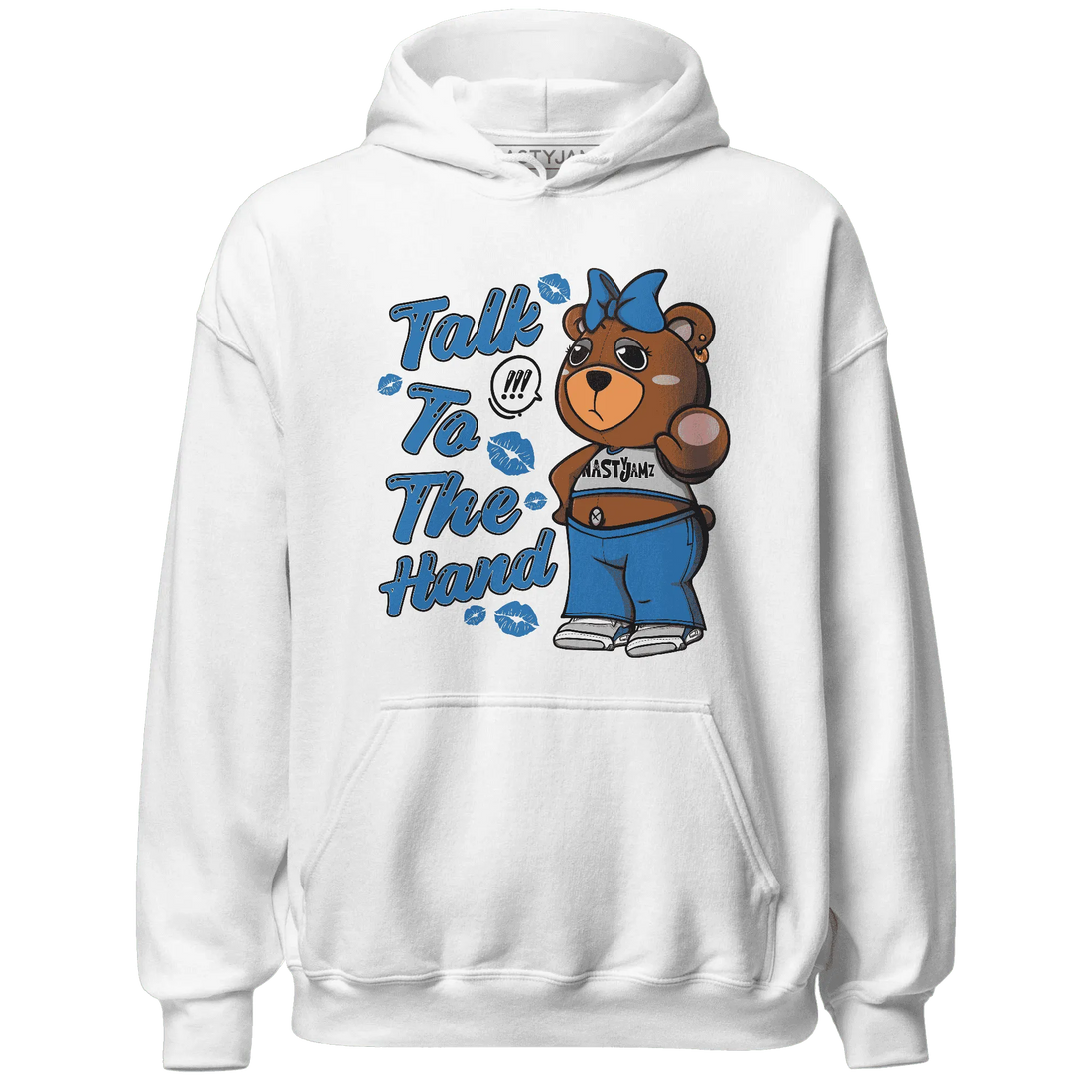 Industrial-Blue-4s-Hoodie-Match-Talk-To-The-Hand-BERNIE
