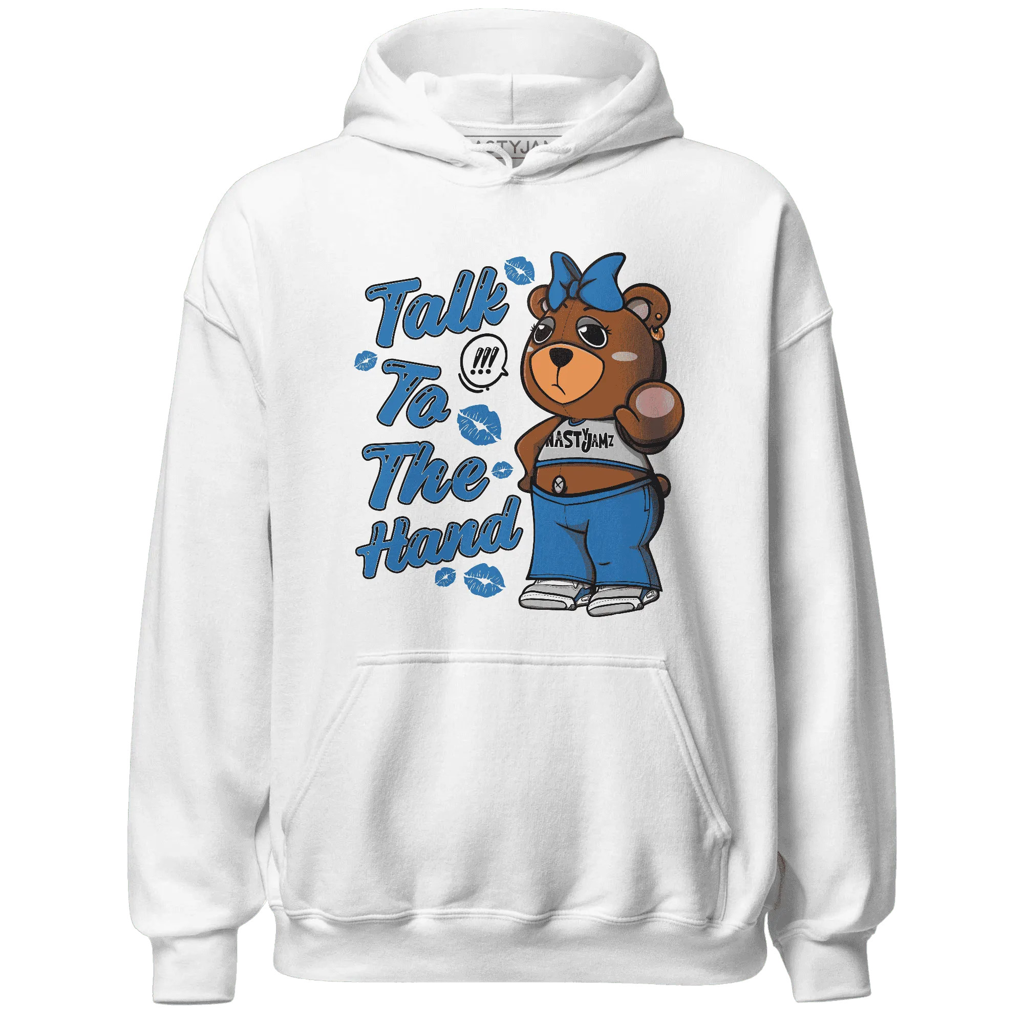 Industrial-Blue-4s-Hoodie-Match-Talk-To-The-Hand-BERNIE