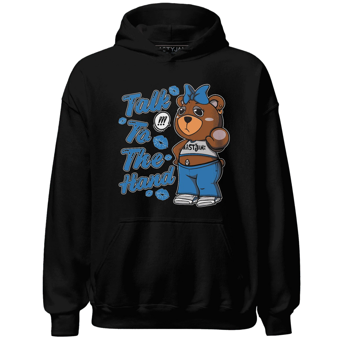 Industrial-Blue-4s-Hoodie-Match-Talk-To-The-Hand-BERNIE
