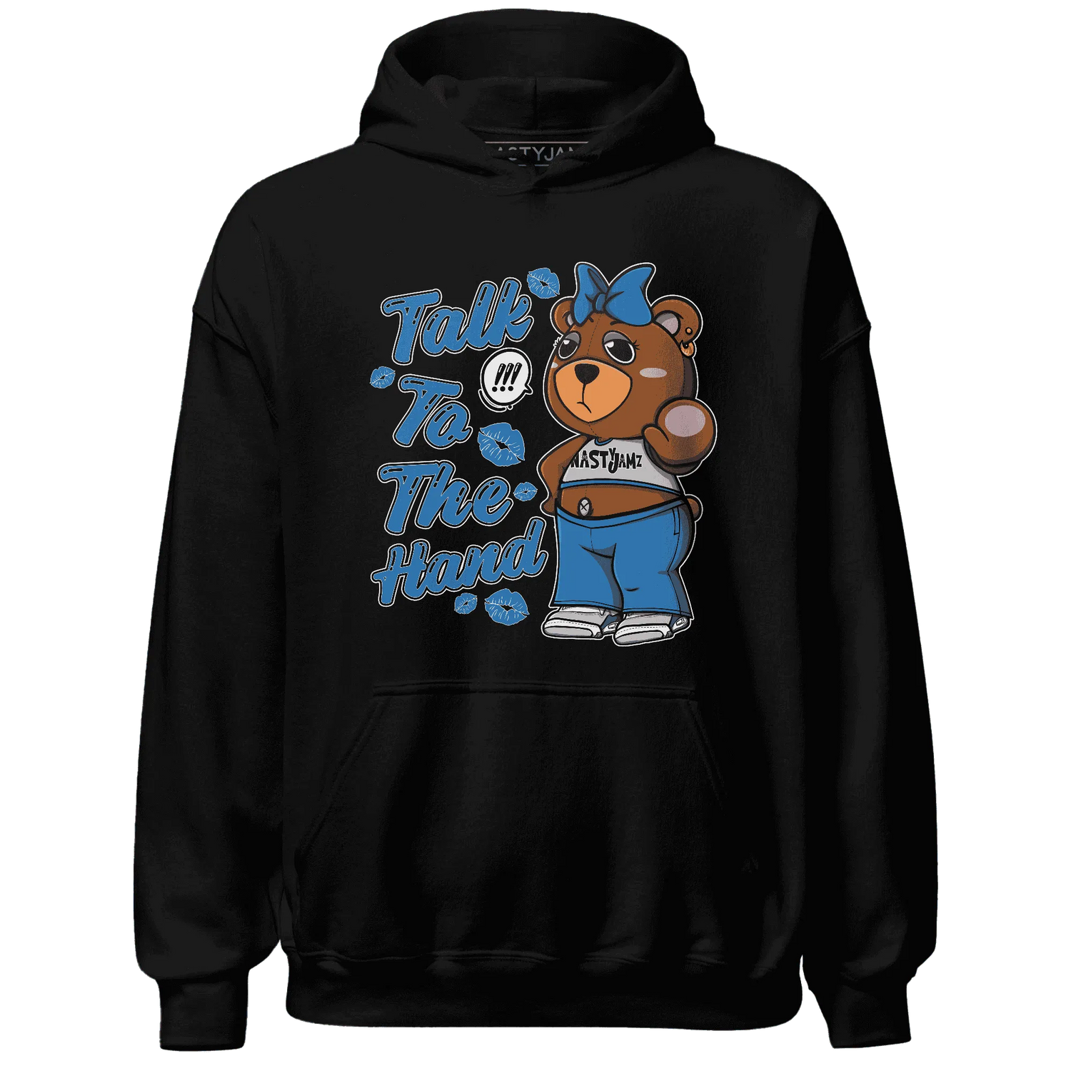 Industrial-Blue-4s-Hoodie-Match-Talk-To-The-Hand-BERNIE