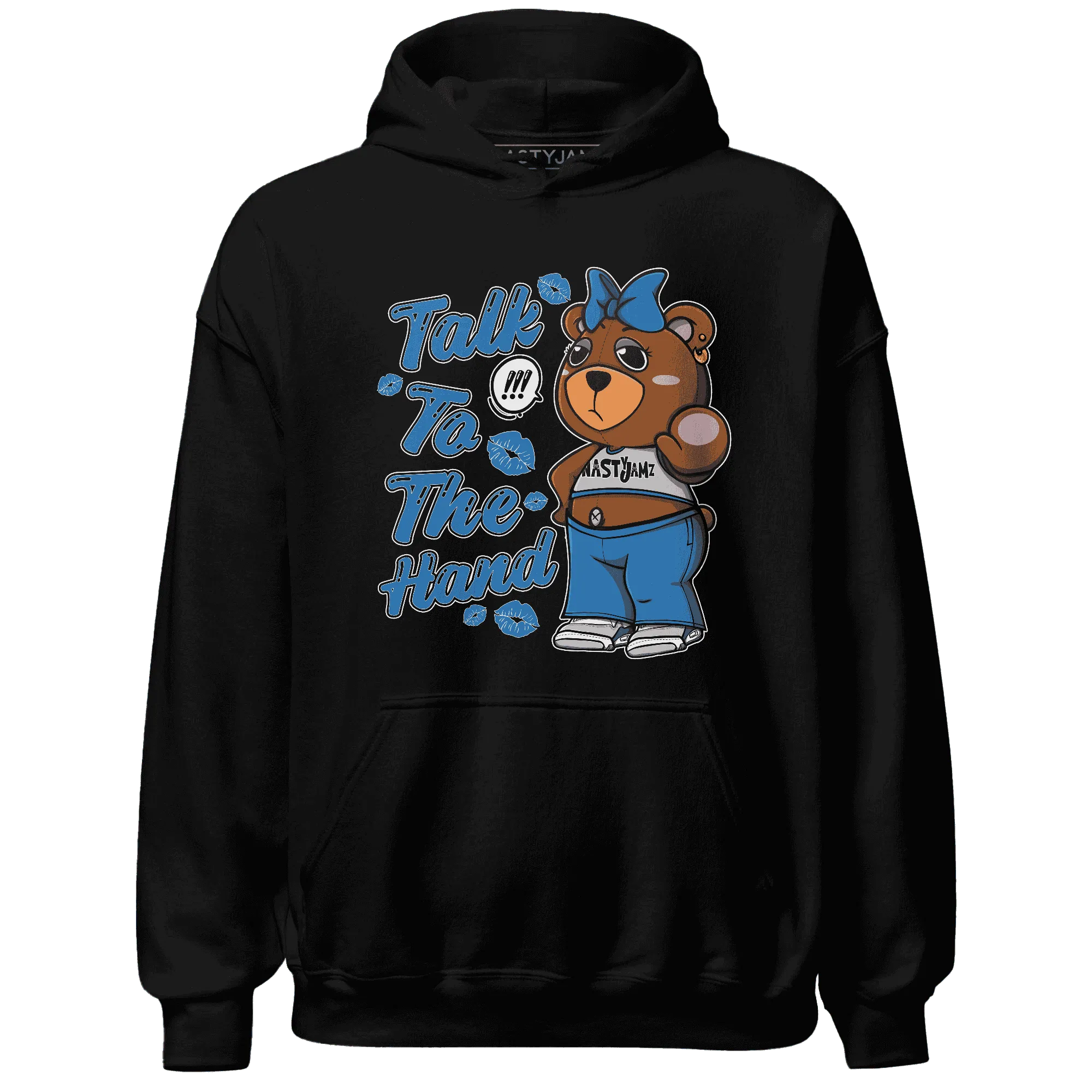 Industrial-Blue-4s-Hoodie-Match-Talk-To-The-Hand-BERNIE