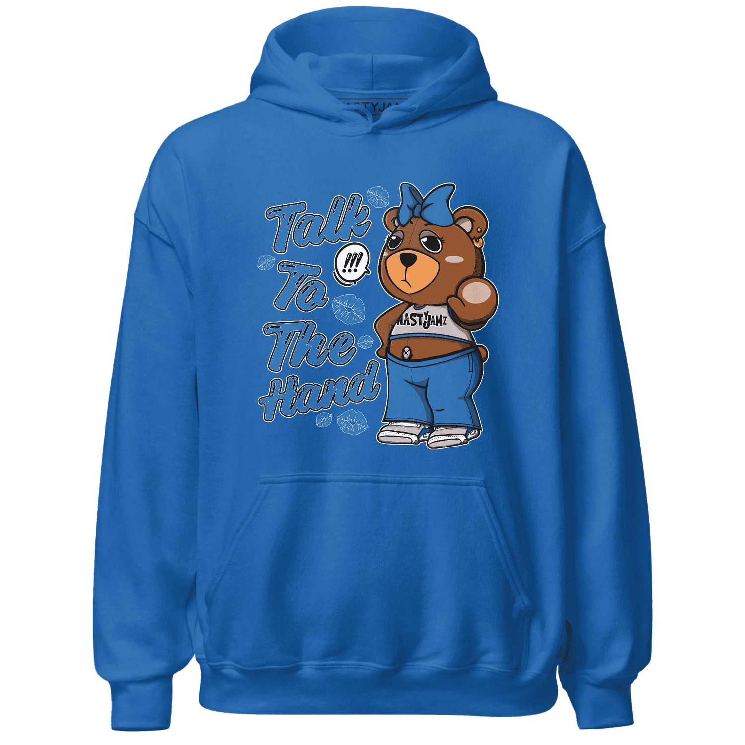 Industrial-Blue-4s-Hoodie-Match-Talk-To-The-Hand-BERNIE