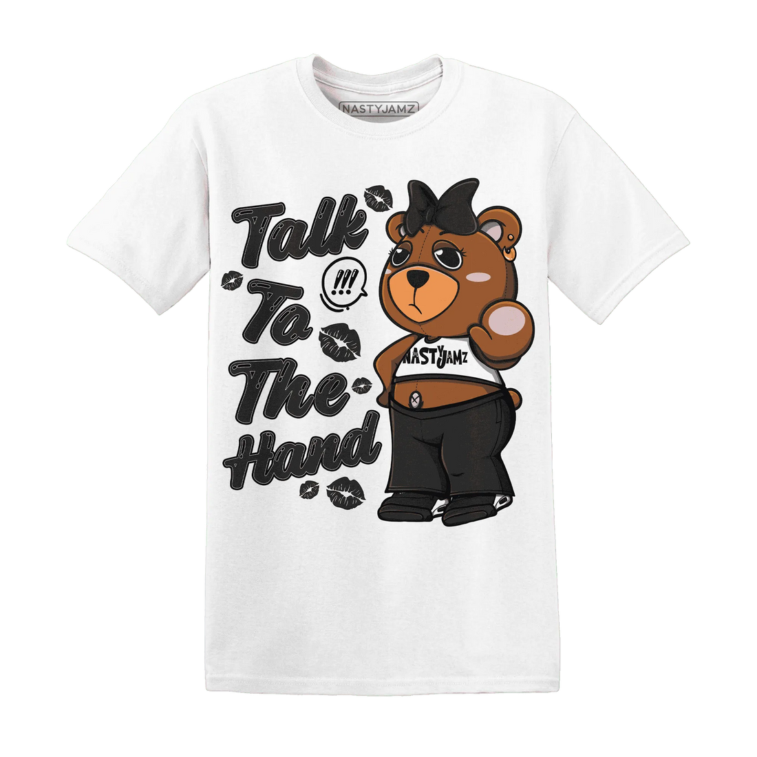 White-Thunder-4s-T-Shirt-Match-Talk-To-The-Hand-BERNIE