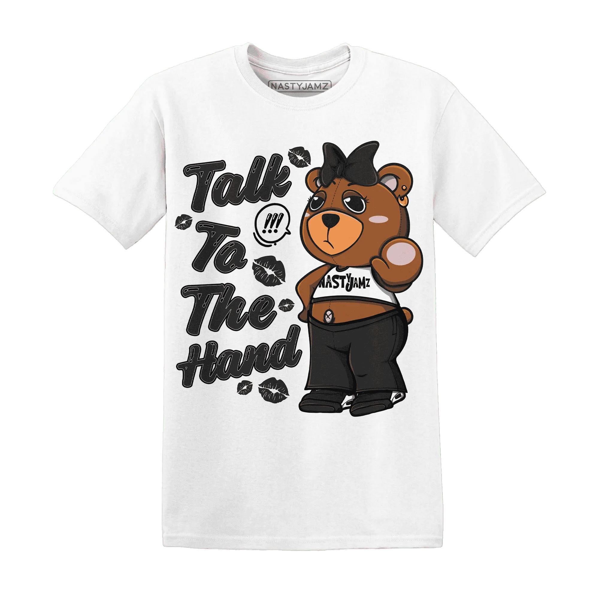 White-Thunder-4s-T-Shirt-Match-Talk-To-The-Hand-BERNIE