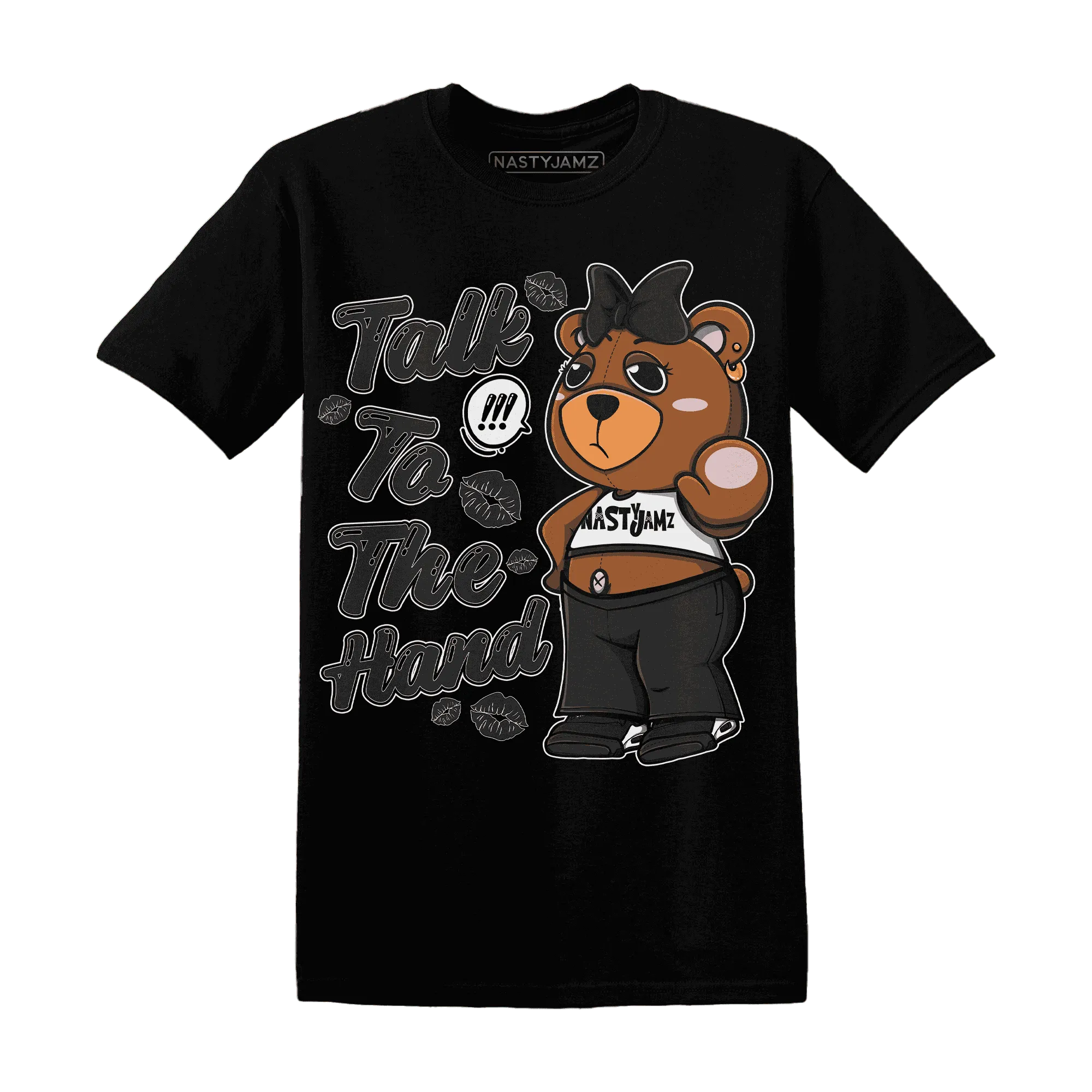 White-Thunder-4s-T-Shirt-Match-Talk-To-The-Hand-BERNIE
