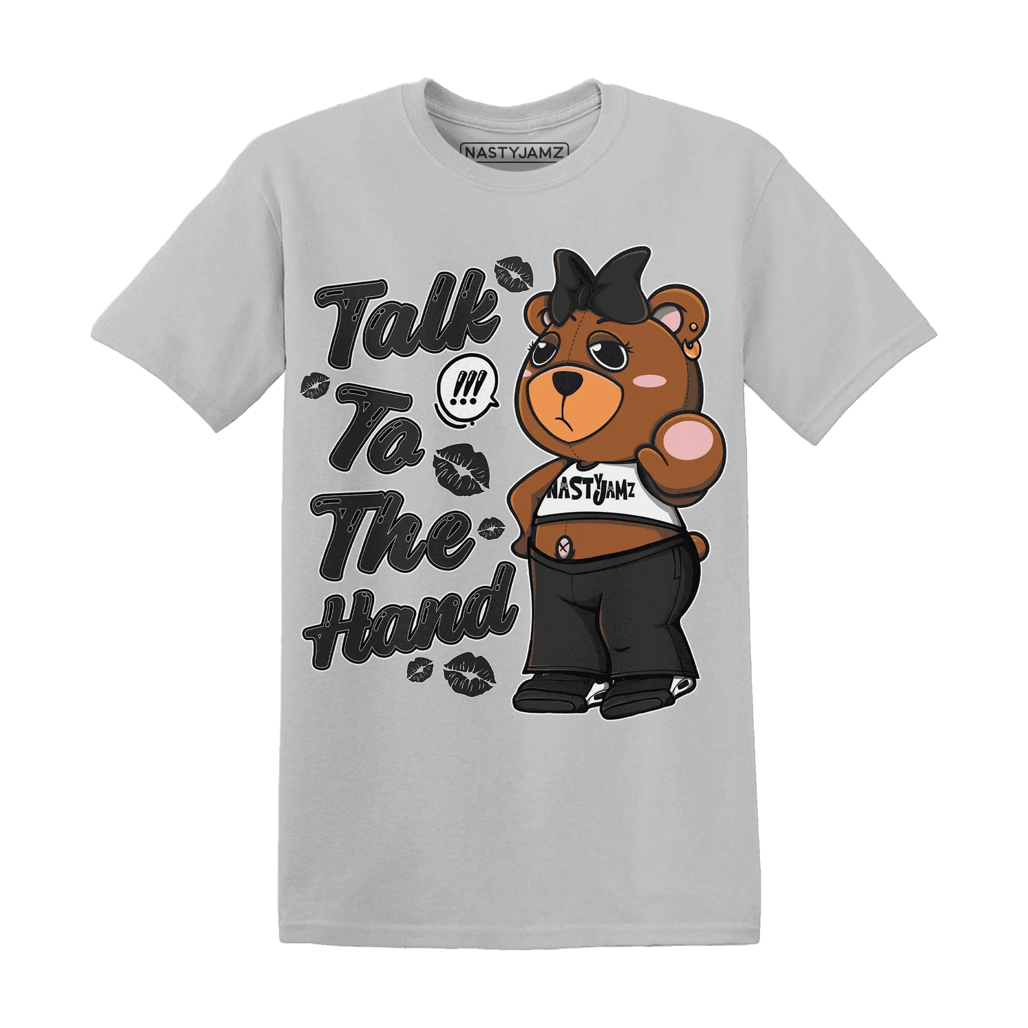 White-Thunder-4s-T-Shirt-Match-Talk-To-The-Hand-BERNIE