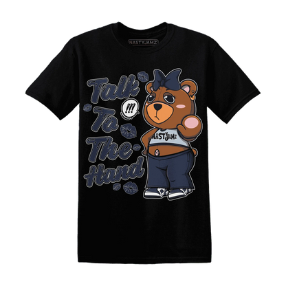 White-Navy-6s-T-Shirt-Match-Talk-To-The-Hand-BERNIE