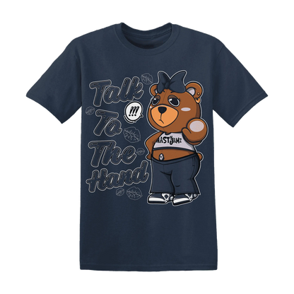 White-Navy-6s-T-Shirt-Match-Talk-To-The-Hand-BERNIE
