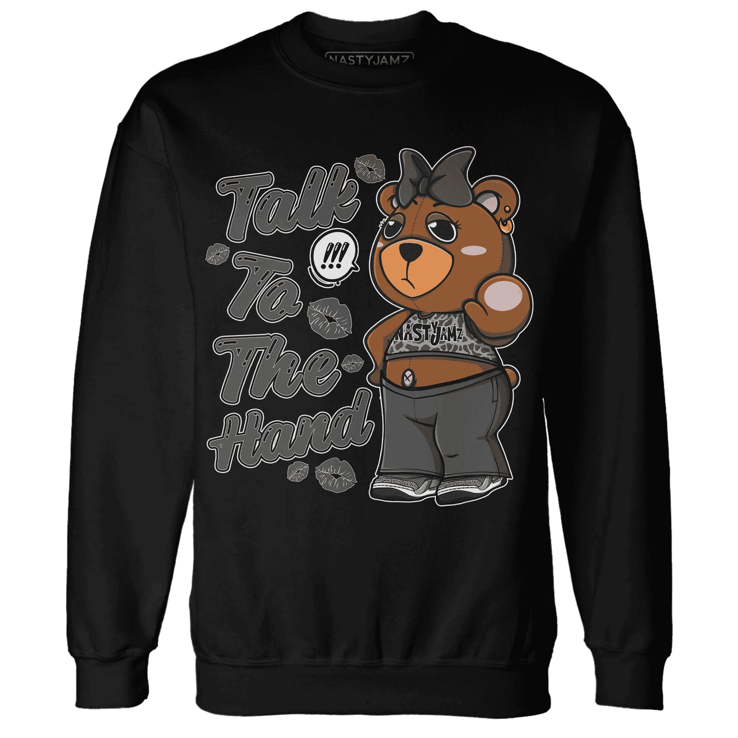 Fear-Pack-3s-Sweatshirt-Match-Talk-To-The-Hand-BERNIE