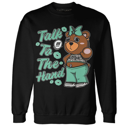 Green-Glow-3s-Sweatshirt-Match-Talk-To-The-Hand-BERNIE