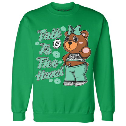 Green-Glow-3s-Sweatshirt-Match-Talk-To-The-Hand-BERNIE