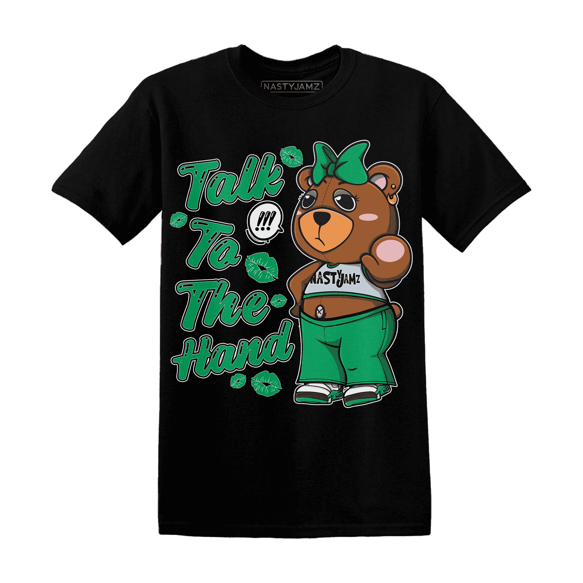 Lucky-Green-5s-T-Shirt-Match-Talk-To-The-Hand-BERNIE