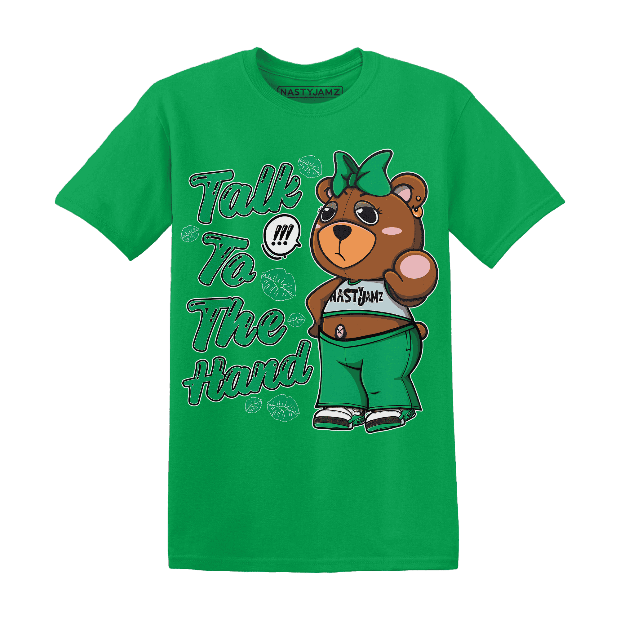 Lucky-Green-5s-T-Shirt-Match-Talk-To-The-Hand-BERNIE