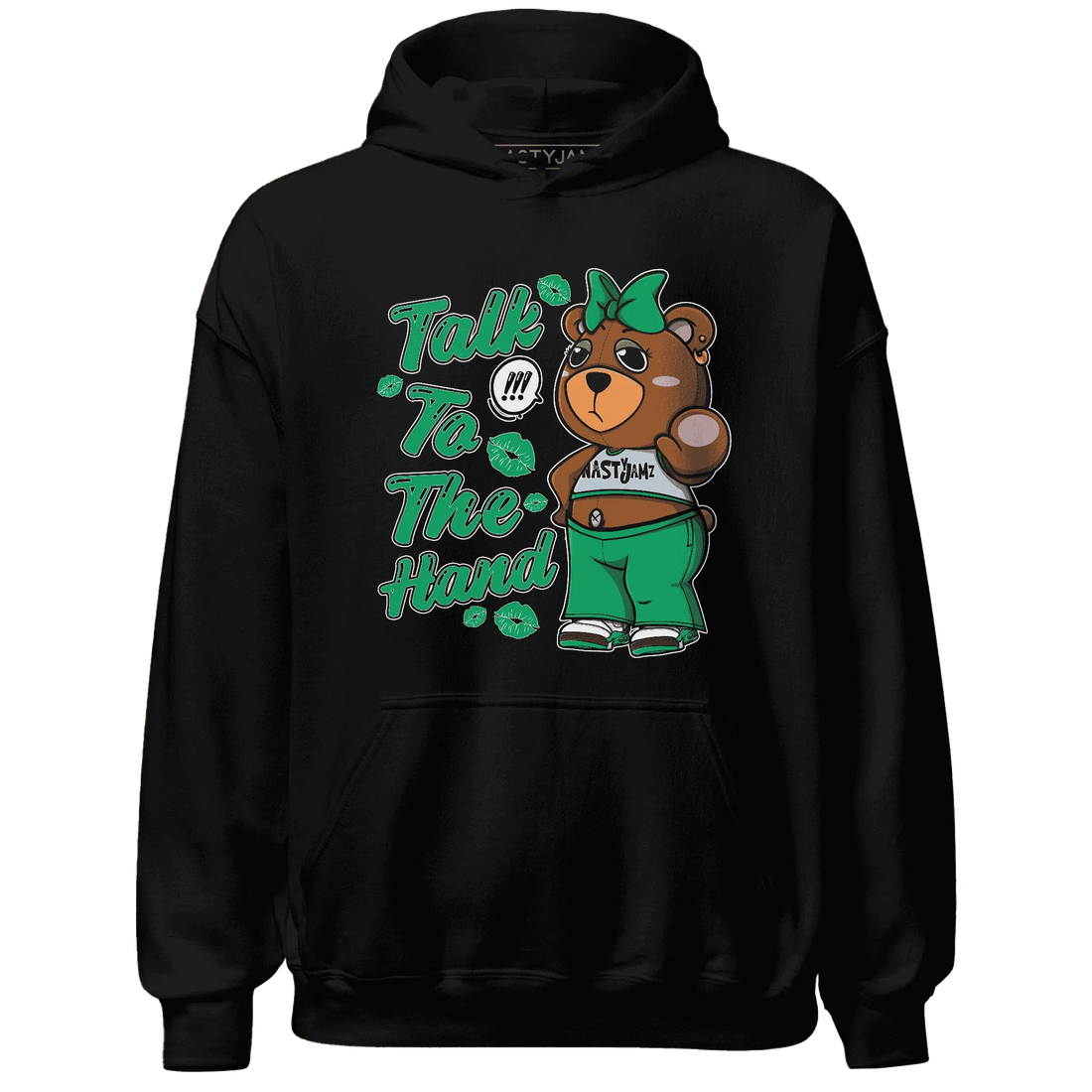 Lucky-Green-5s-Hoodie-Match-Talk-To-The-Hand-BERNIE