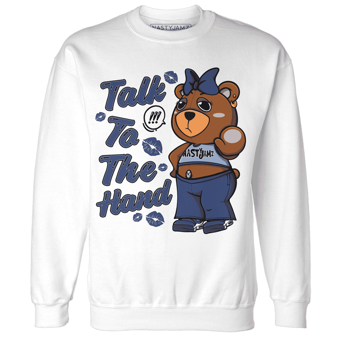 Midnight-Navy-5s-Sweatshirt-Match-Talk-To-The-Hand-BERNIE